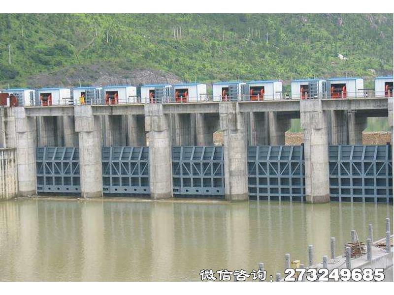 荆州拦水大坝闸门